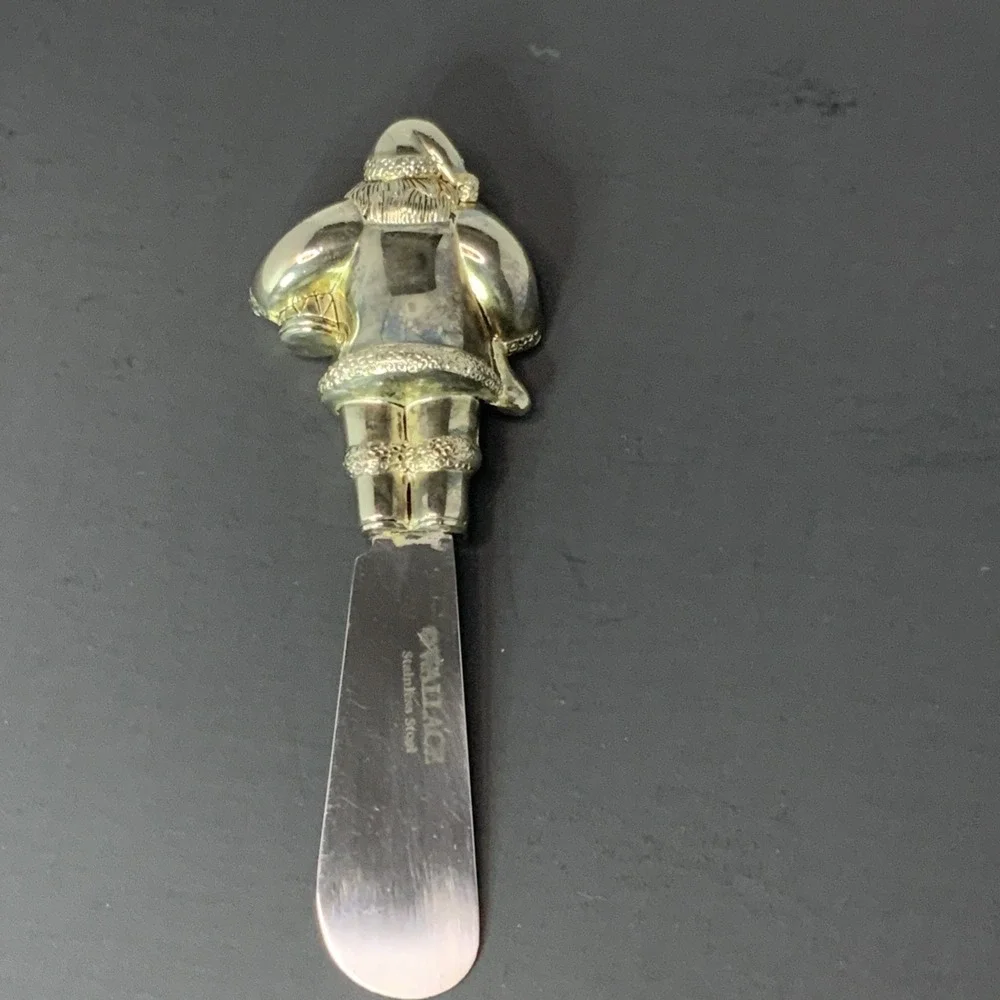 Wallace Stainless Steel Christmas Butter‎ Cheese Spreader